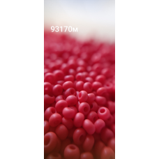 Чеський бісер Preciosa 10/0, 93170м червоний, 50 г — бісер для рукоділля, прикрас і вишивки