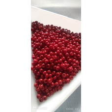 Чеський бісер Preciosa 10/0, 93210 червоний, 50 г — бісер для рукоділля, прикрас і вишивки