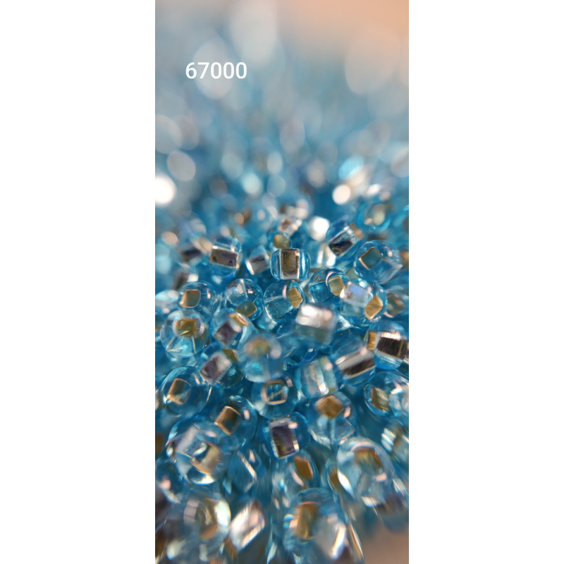 Чеський бісер Preciosa 10/0, 67000 блакитний, 50 г — бісер для рукоділля, прикрас і вишивки Чеський бісер Preciosa 10/0, 67000 блакитний, 50 г — бісер для рукоділля, прикрас і вишивки