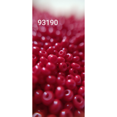 Чеський бісер Preciosa 10/0, 93190 червоний, 50 г — бісер для рукоділля, прикрас і вишивки