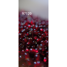 Чеський бісер Preciosa 10/0, 97120 червоний, 50 г — бісер для рукоділля, прикрас і вишивки