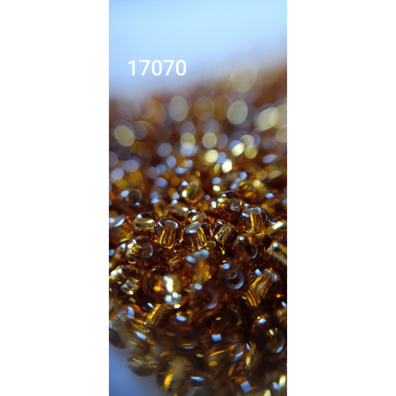 Чеський бісер Preciosa 10/0, 17070 золотистий, 50 г — бісер для рукоділля, прикрас і вишивки Чеський бісер Preciosa 10/0, 17070 золотистий, 50 г — бісер для рукоділля, прикрас і вишивки