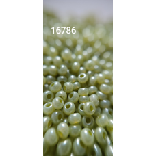 Чеський бісер Preciosa 10/0, 16786 оливковий, 50 г — бісер для рукоділля, прикрас і вишивки