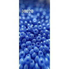 Чеський бісер Preciosa 10/0, 38020 блакитний, 50 г — бісер для рукоділля, прикрас і вишивки
