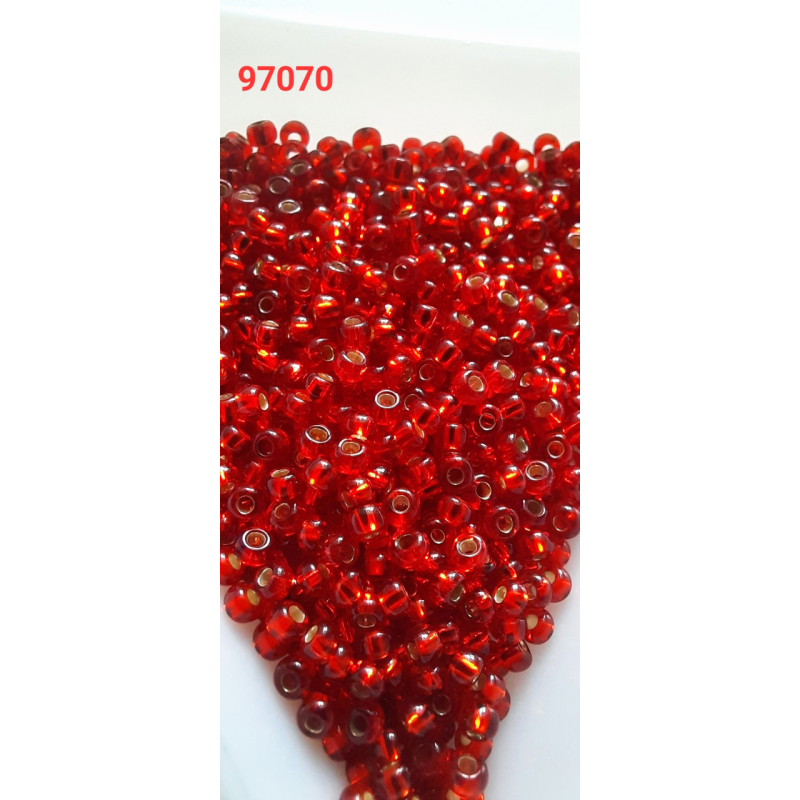 Чеський бісер Preciosa 10/0, 97070 червоний, 50 г — бісер для рукоділля, прикрас і вишивки Чеський бісер Preciosa 10/0, 97070 червоний, 50 г — бісер для рукоділля, прикрас і вишивки