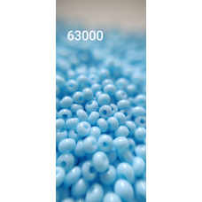 Чеський бісер Preciosa 10/0, 63000 блакитний, 50 г — бісер для рукоділля, прикрас і вишивки