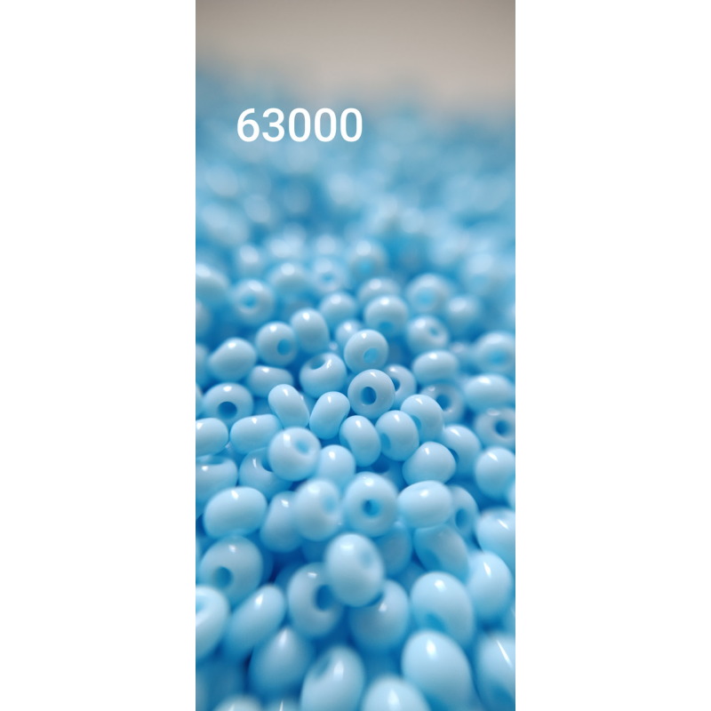 Чеський бісер Preciosa 10/0, 63000 блакитний, 50 г — бісер для рукоділля, прикрас і вишивки Чеський бісер Preciosa 10/0, 63000 блакитний, 50 г — бісер для рукоділля, прикрас і вишивки