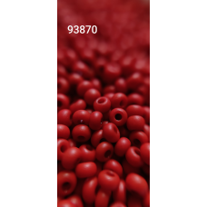 Чеський бісер Preciosa 10/0, 93870 червоний, 50 г — бісер для рукоділля, прикрас і вишивки