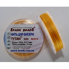 Нитка Титан 100 Spark Beads, 100 м, абрикосовий  — нитка для бісероплетіння, вишивки, рукоділля