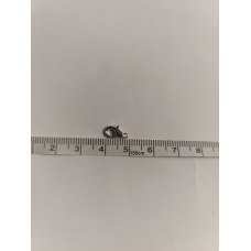 Карабін для прикрас, 0,9 см, метал, сріблястий колір, 1 шт