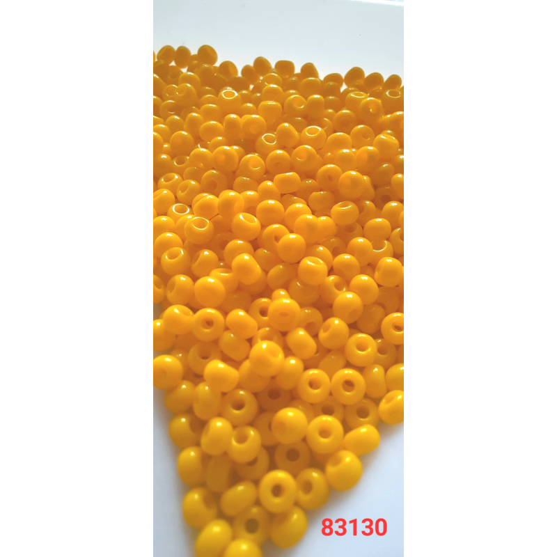 Чеський бісер Preciosa 10/0, 83130 жовтий, 50 г — бісер для рукоділля, прикрас і вишивки Чеський бісер Preciosa 10/0, 83130 жовтий, 50 г — бісер для рукоділля, прикрас і вишивки