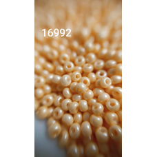 Чеський бісер Preciosa 10/0, 16992 беж, 1 г — бісер для рукоділля, прикрас і вишивки