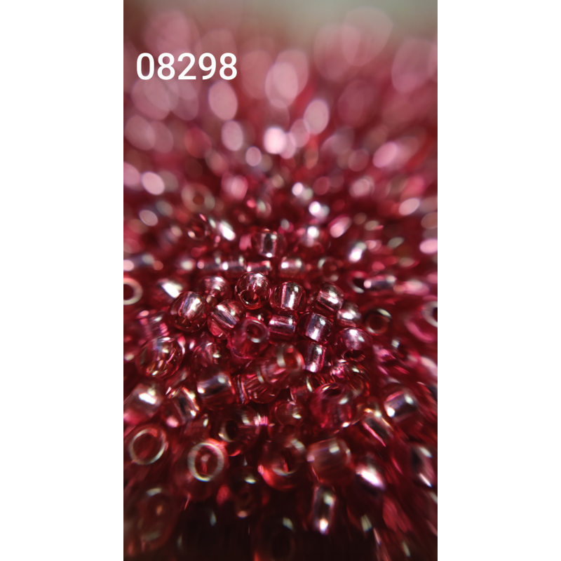 Чеський бісер Preciosa 10/0, 08298 рожевий, 1 г — бісер для рукоділля, прикрас і вишивки Чеський бісер Preciosa 10/0, 08298 рожевий, 1 г — бісер для рукоділля, прикрас і вишивки