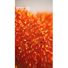 Чеський бісер Preciosa 10/0, 97030 оранжевий, 1 г — бісер для рукоділля, прикрас і вишивки