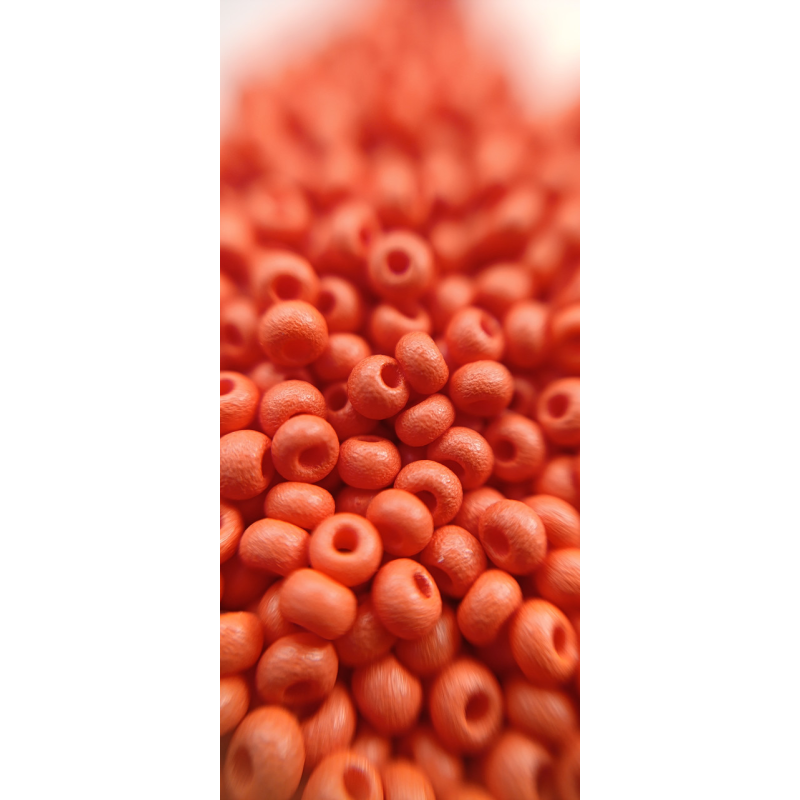 Чеський бісер Preciosa 10/0, 22m04 помаранчевий матовий, 5 г — бісер для рукоділля, прикрас і вишивки Чеський бісер Preciosa 10/0, 22m04 помаранчевий матовий, 5 г — бісер для рукоділля, прикрас і вишивки