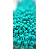 Чеський бісер Preciosa 10/0, 22m17 бірюзовий матовий, 5 г — бісер для рукоділля, прикрас і вишивки