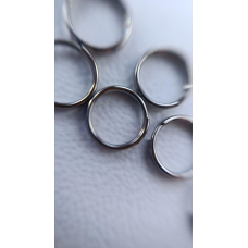 Кільця з“єднувальні подвійні мед. сталь 7мм 1шт