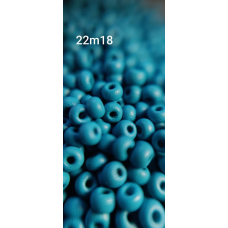 Чеський бісер Preciosa 10/0, 22m18 бірюзовий матовий, 5 г — бісер для рукоділля, прикрас і вишивки