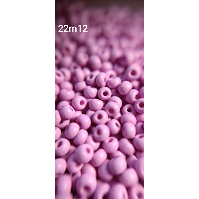 Чеський бісер Preciosa 10/0, 22m14 бузковий матовий, 5 г — бісер для рукоділля, прикрас і вишивки