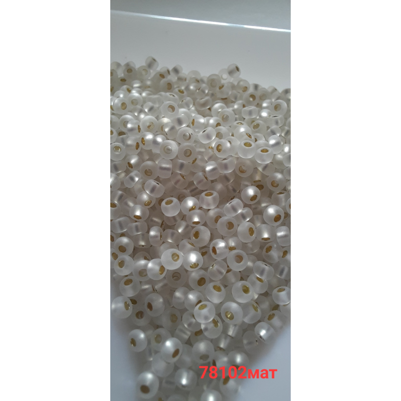 Чеський бісер Preciosa 10/0, 78102м прозорий, 50 г — бісер для рукоділля, прикрас і вишивки Чеський бісер Preciosa 10/0, 78102м прозорий, 50 г — бісер для рукоділля, прикрас і вишивки