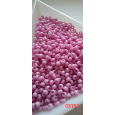 Чеський бісер Preciosa 10/0, 03192 рожевий, 50 г — бісер для рукоділля, прикрас і вишивки