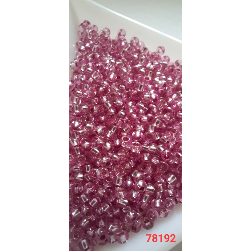Чеський бісер Preciosa 10/0, 78192 рожевий, 50 г — бісер для рукоділля, прикрас і вишивки Чеський бісер Preciosa 10/0, 78192 рожевий, 50 г — бісер для рукоділля, прикрас і вишивки