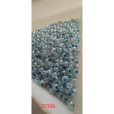 Чеський бісер Preciosa 10/0, 37336 блакитний, 50 г — бісер для рукоділля, прикрас і вишивки