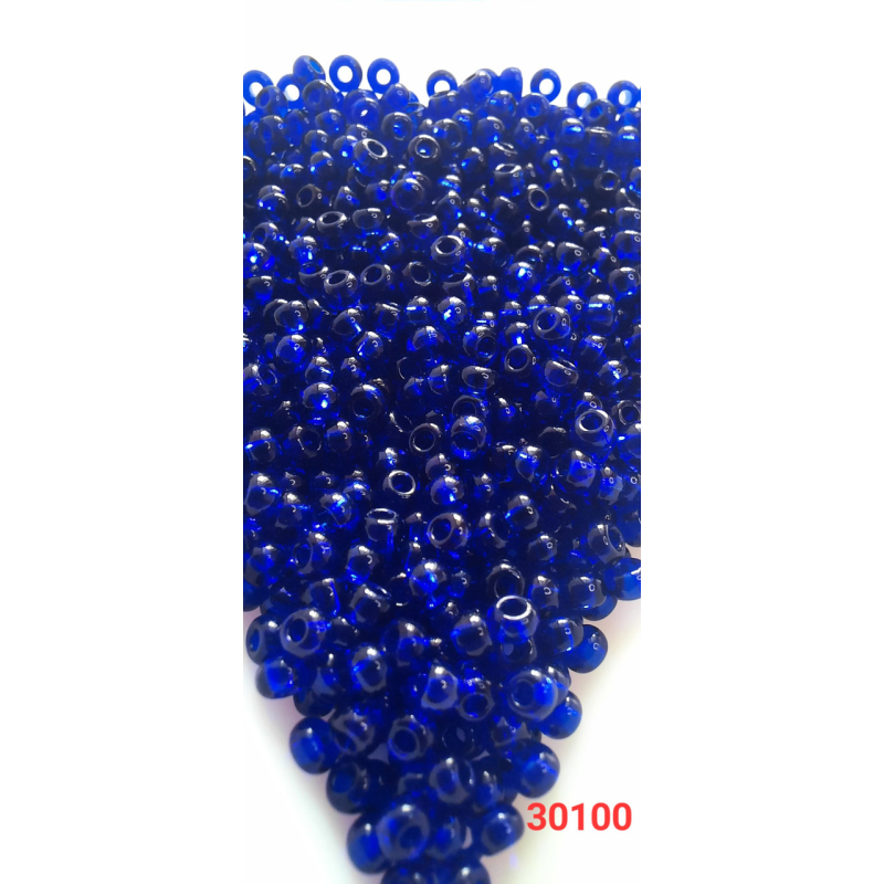Чеський бісер Preciosa 10/0, 30100 синій, 50 г — бісер для рукоділля, прикрас і вишивки Чеський бісер Preciosa 10/0, 30100 синій, 50 г — бісер для рукоділля, прикрас і вишивки