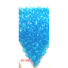 Чеський бісер Preciosa 10/0, 01134 блакитний, 50 г — бісер для рукоділля, прикрас і вишивки