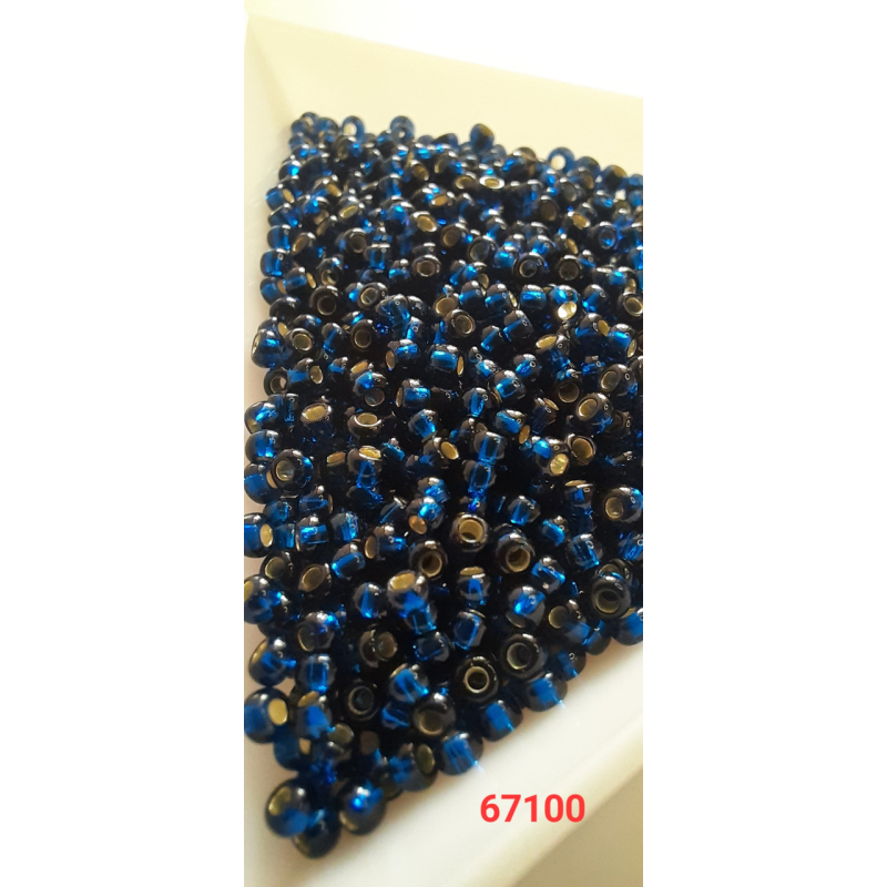 Чеський бісер Preciosa 10/0, 67100 синій, 50 г — бісер для рукоділля, прикрас і вишивки Чеський бісер Preciosa 10/0, 67100 синій, 50 г — бісер для рукоділля, прикрас і вишивки