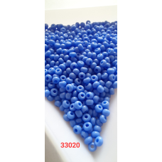 Чеський бісер Preciosa 10/0, 33020 синій, 50 г — бісер для рукоділля, прикрас і вишивки
