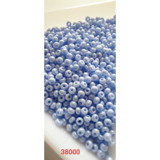 Чеський бісер Preciosa 10/0, 38000 блакитний, 50 г — бісер для рукоділля, прикрас і вишивки