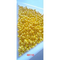 Чеський бісер Preciosa 10/0, 88110 жовтий, 50 г — бісер для рукоділля, прикрас і вишивки