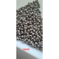 Чеський бісер Preciosa 10/0, 16949 сірий,, 50 г — бісер для рукоділля, прикрас і вишивки