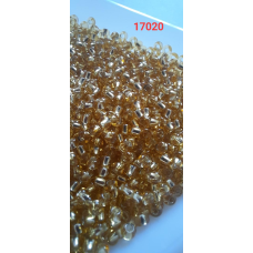 Чеський бісер Preciosa 10/0, 17020 золотий, 50 г — бісер для рукоділля, прикрас і вишивки