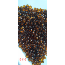 Чеський бісер Preciosa 10/0, 10110 коричневий, 50 г — бісер для рукоділля, прикрас і вишивки