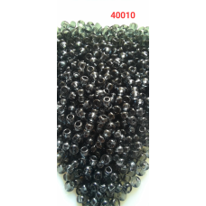 Чеський бісер Preciosa 10/0, 40010 чорний, 50 г — бісер для рукоділля, прикрас і вишивки