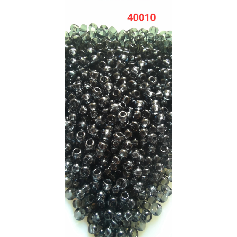 Чеський бісер Preciosa 10/0, 40010 чорний, 50 г — бісер для рукоділля, прикрас і вишивки Чеський бісер Preciosa 10/0, 40010 чорний, 50 г — бісер для рукоділля, прикрас і вишивки