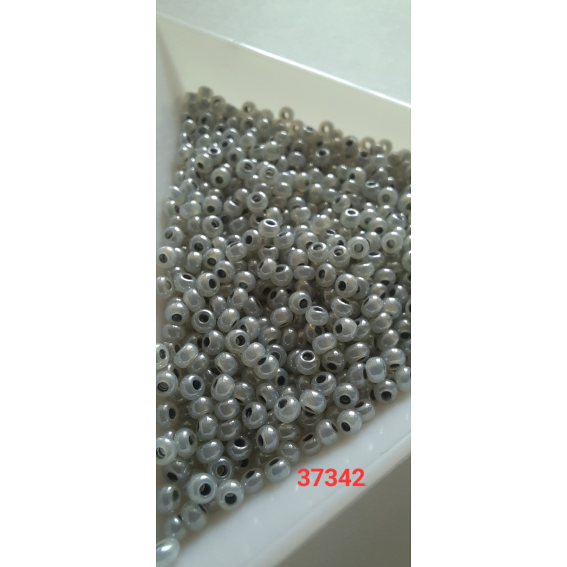 Чеський бісер Preciosa 10/0, 37342 сірий, 50 г — бісер для рукоділля, прикрас і вишивки Чеський бісер Preciosa 10/0, 37342 сірий, 50 г — бісер для рукоділля, прикрас і вишивки